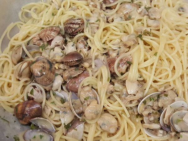 spaghetti con vongole